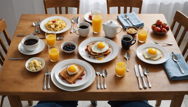 Comment dresser une table pour le petit dejeuner